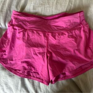 lululemon athletica Bright Pink Athletic Shorts
